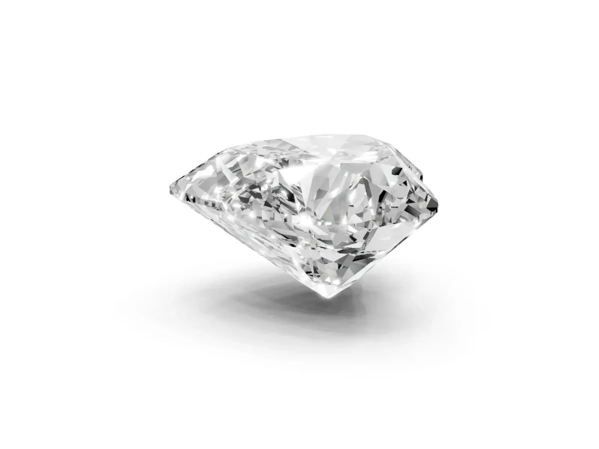 Heart Cut Diamond Ring with Marquise Side Stones and Prong Setting Rose gold