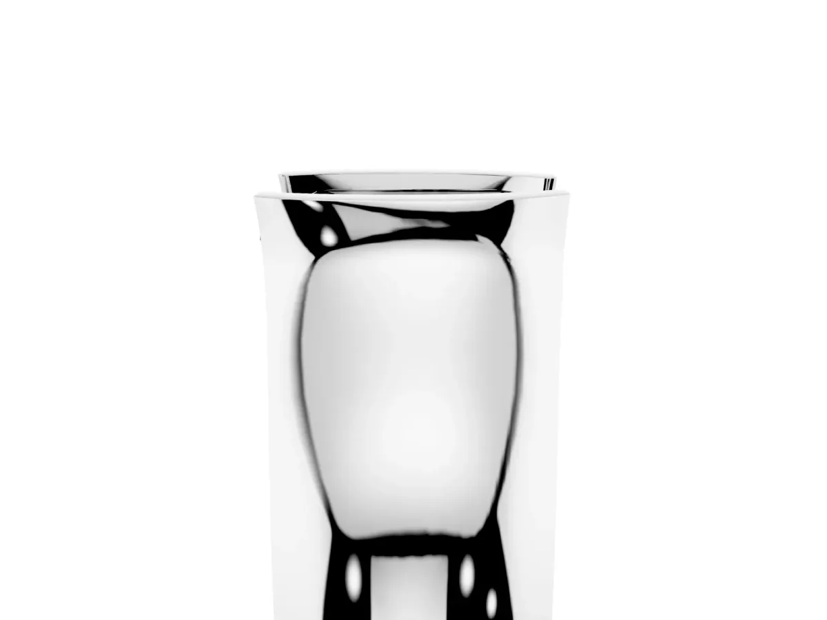 Fancy Black Emerald Cut Solitaire Bezel Set Diamond Ring with Wide Band Platinum
