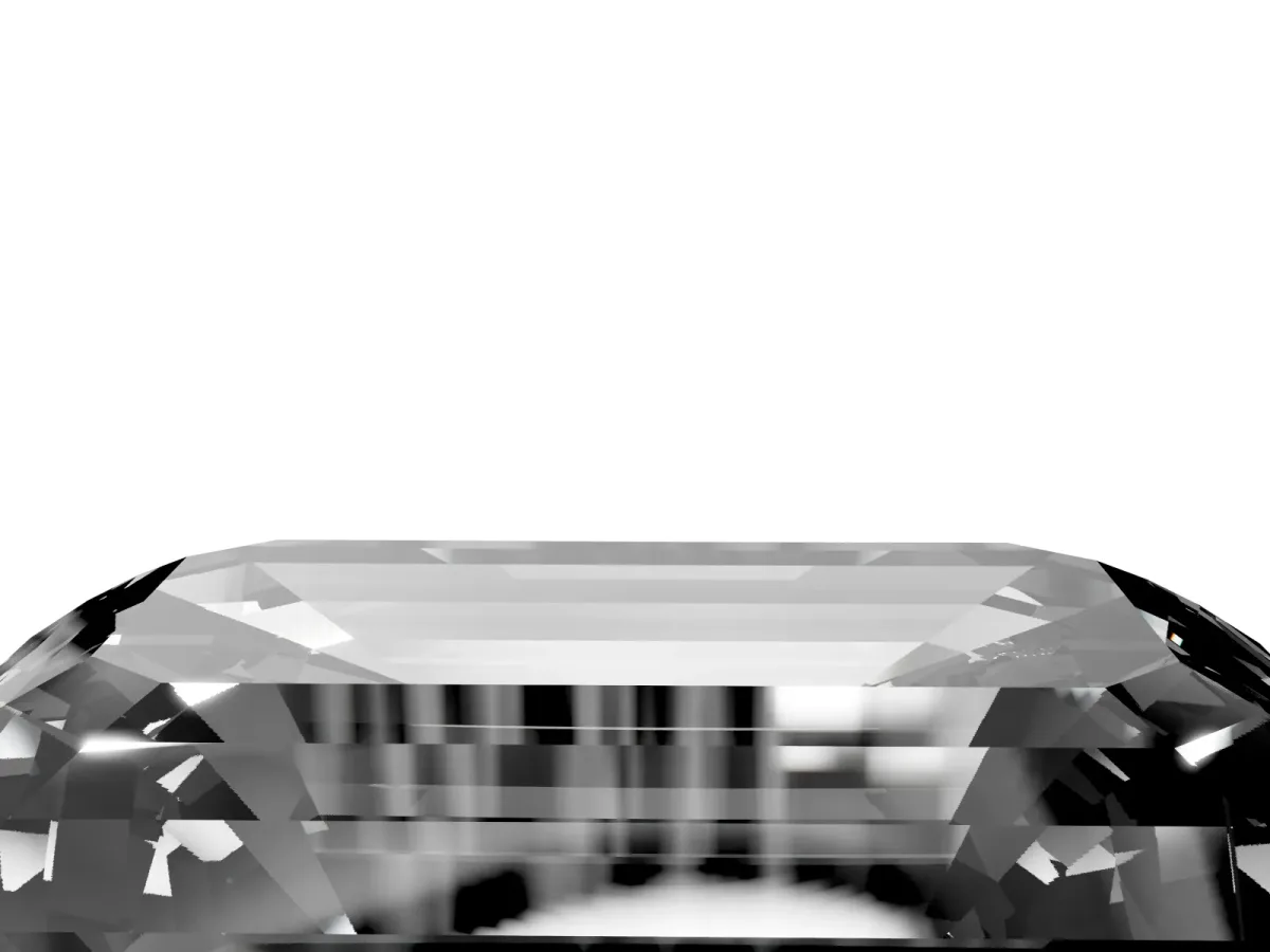 Fancy Black Emerald Cut Cut Pave Band Milgrain Solitaire Ring Rose gold