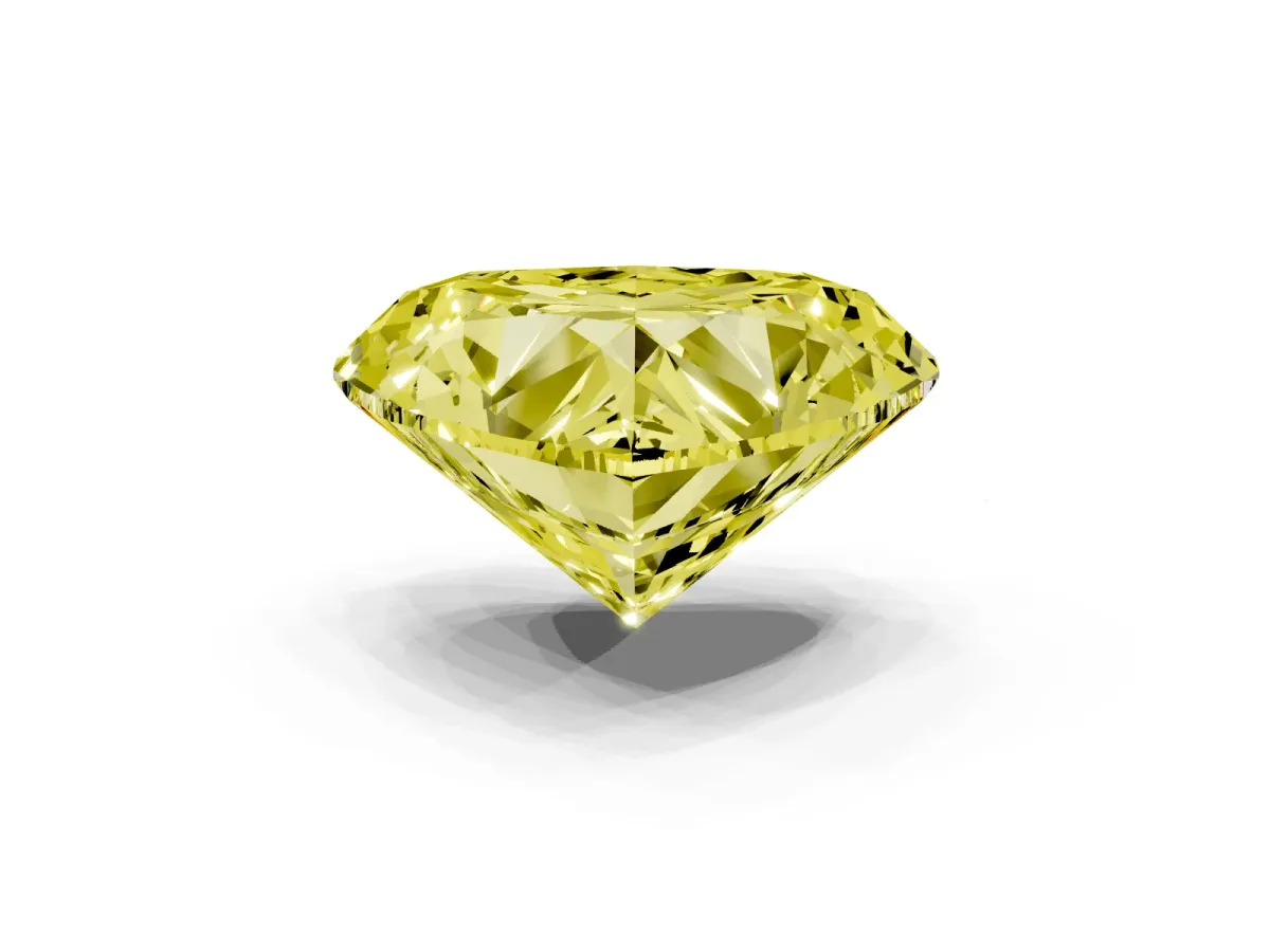 Fancy Yellow Heart Cut Cut Double Halo Diamond Engagement Ring with Pave Band and Four-Prong Setting Platinum