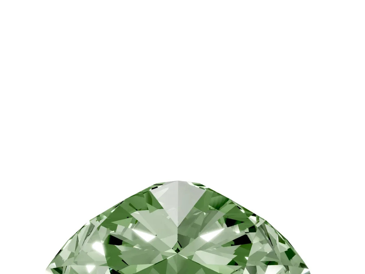 Fancy Green Marquise Cut Cut Cathedral Pave Diamond Engagement Ring with Six-Prong Setting White gold