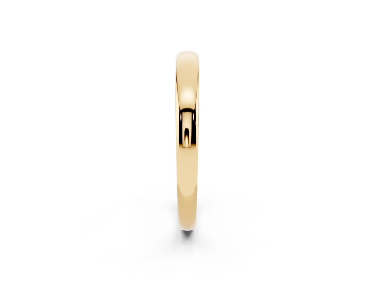 Classic Plain Metal Band Yellow gold