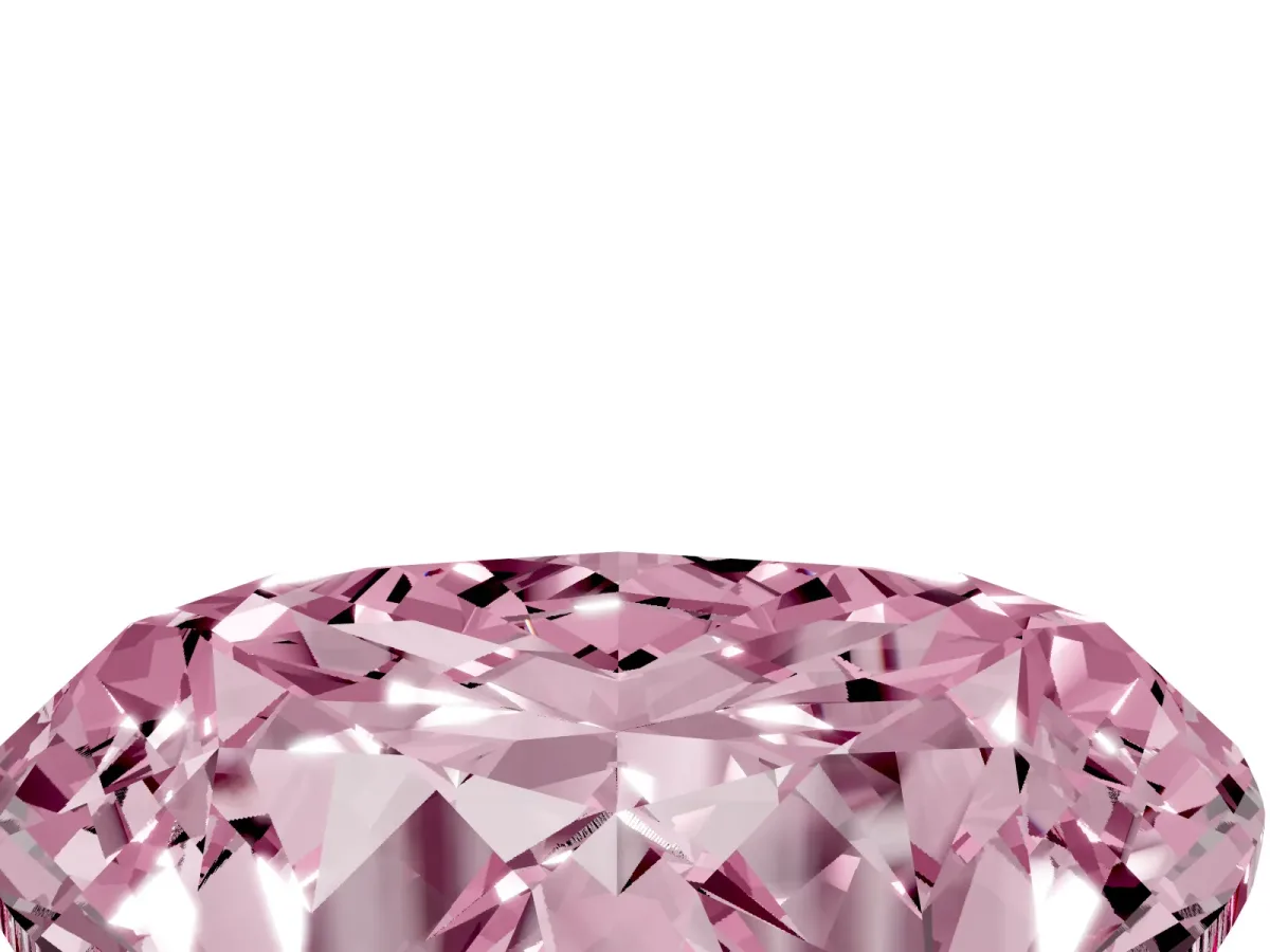 Fancy Pink Heart Cut Cut Double Halo Diamond Engagement Ring with Pave Band and Four-Prong Setting Yellow gold