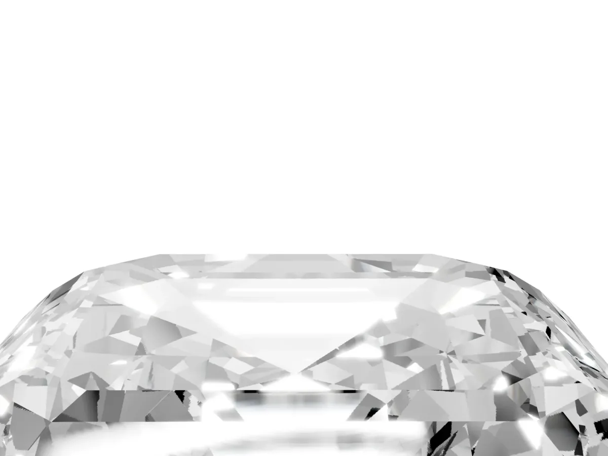 Asscher Cut Halo Diamond Ring with Milgrain Edge and Round Prong Setting Rose gold
