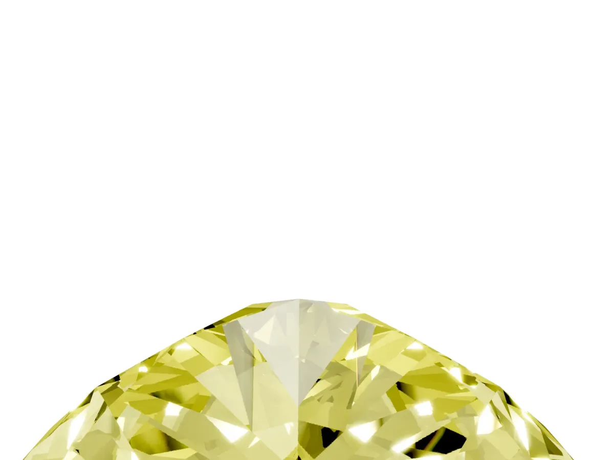 Fancy Yellow Pear Cut Diamond Ring with Marquise Side Stones and Prong Setting Platinum