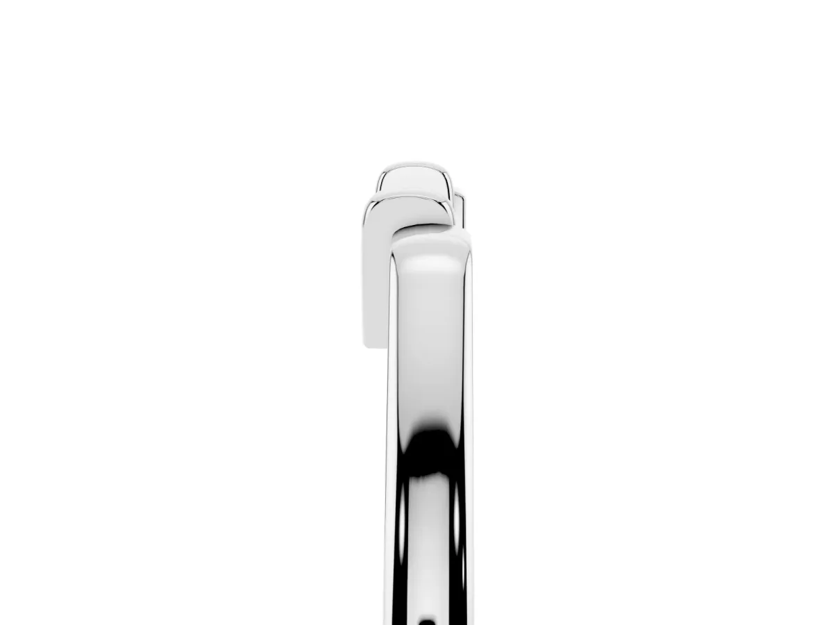 Classic Knot Twist Band Platinum