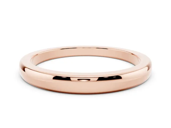 Classic Plain Metal Band Rose gold