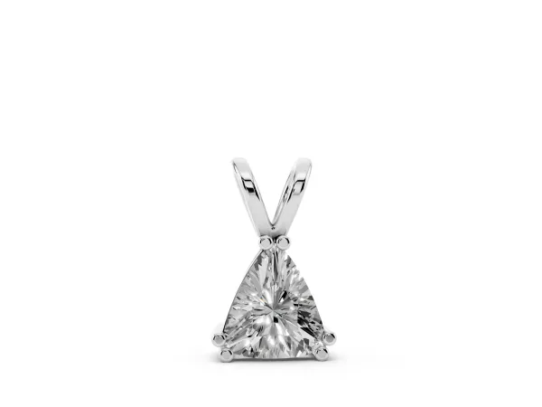 Gold Wire Wrapped Calf Crystal Pendant Silver