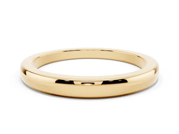 Classic Plain Metal Band Yellow gold