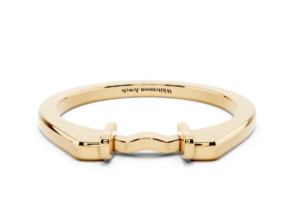 Classic Knot Twist Band Yellow gold