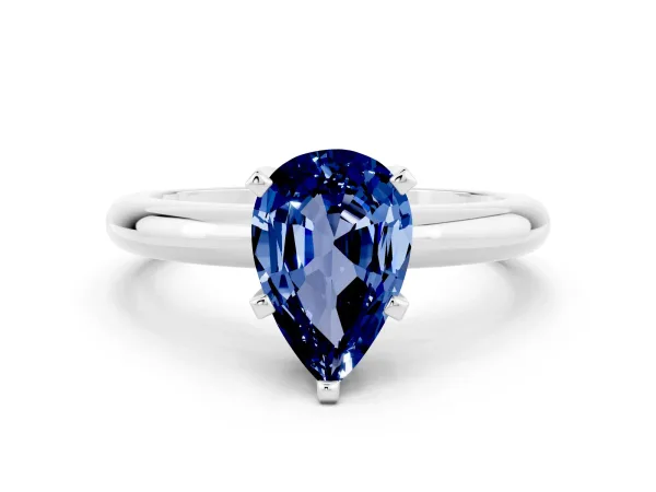 Emerald and Radiant Toi Moi Ring with Prong Setting and Plain Band White gold