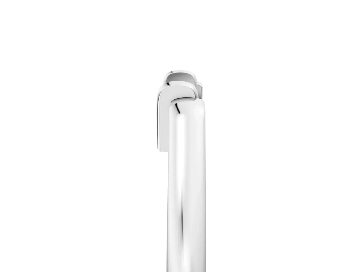Classic Knot Twist Band White gold