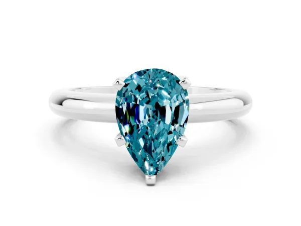 Emerald and Radiant Toi Moi Ring with Prong Setting and Plain Band Rose gold
