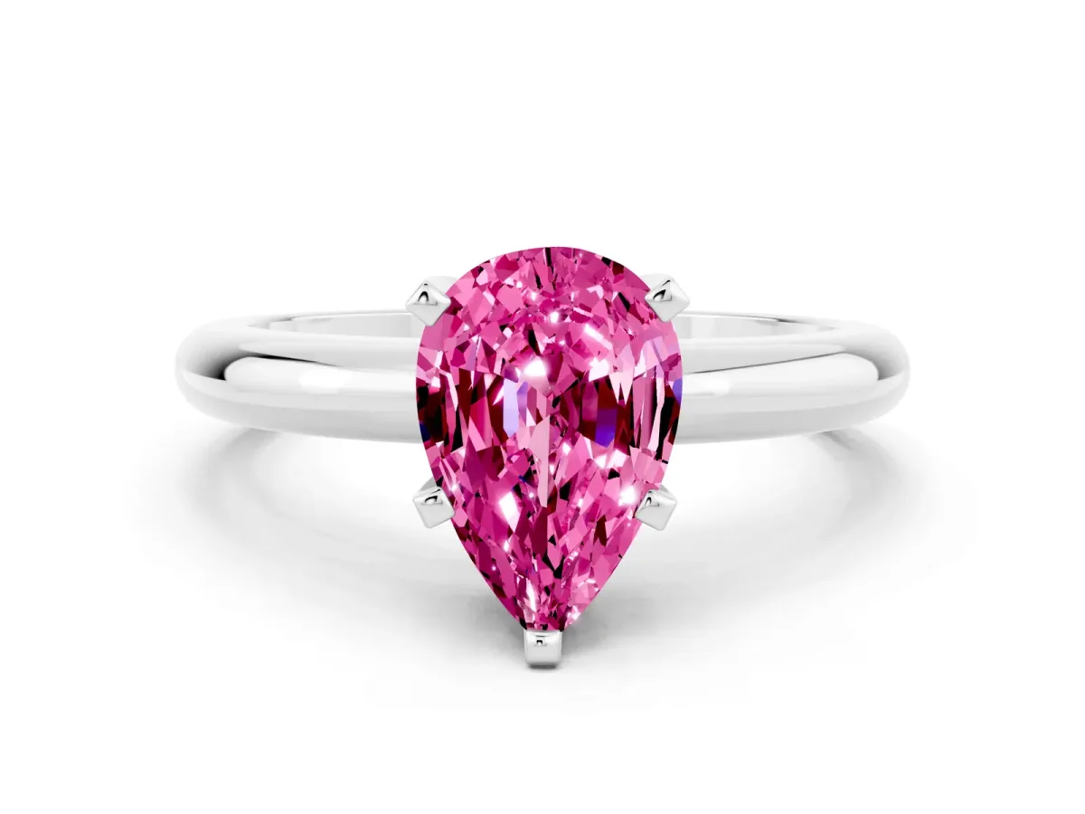 Emerald and Radiant Toi Moi Ring with Prong Setting and Plain Band Silver