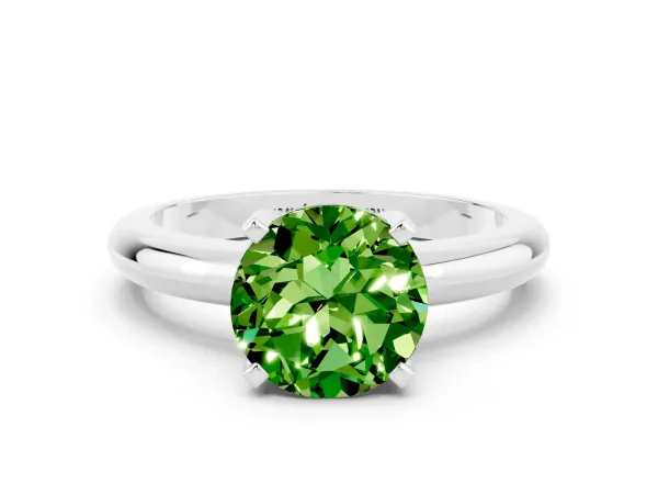 Pear and Marquise Toi Moi Ring with Prong Setting and Plain Band Silver
